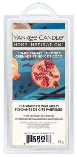 YANKEE CANDLE Yankee Candle Home Inspiration cera per diffusore fragranza Pomegranate and Coconut (melograno e coc